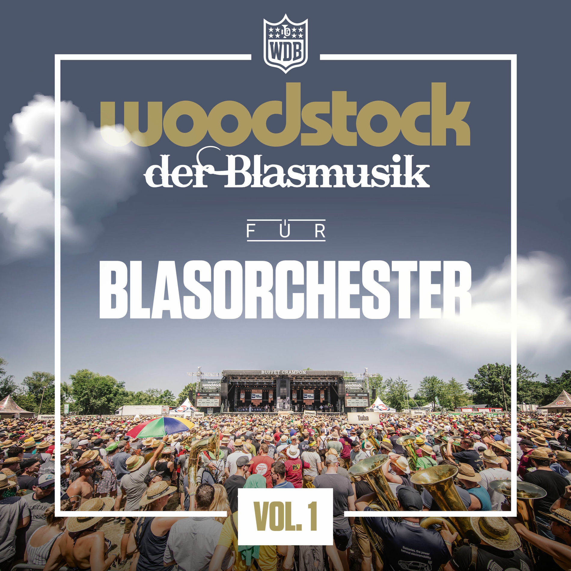 Album cover of Woodstock für Blasorchester Vol. 1