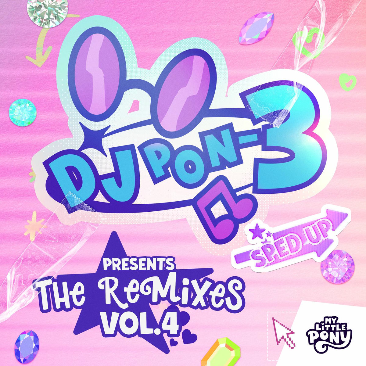 Album cover of DJ Pon-3 Presents: The Sped Up Album Vol.4