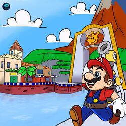 Cover of Delfino Plaza Lofi (From "Super Mario Sunshine") [Cover]