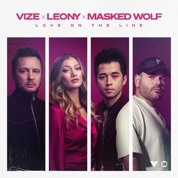 Cover of Love On The Line (with Masked Wolf)
