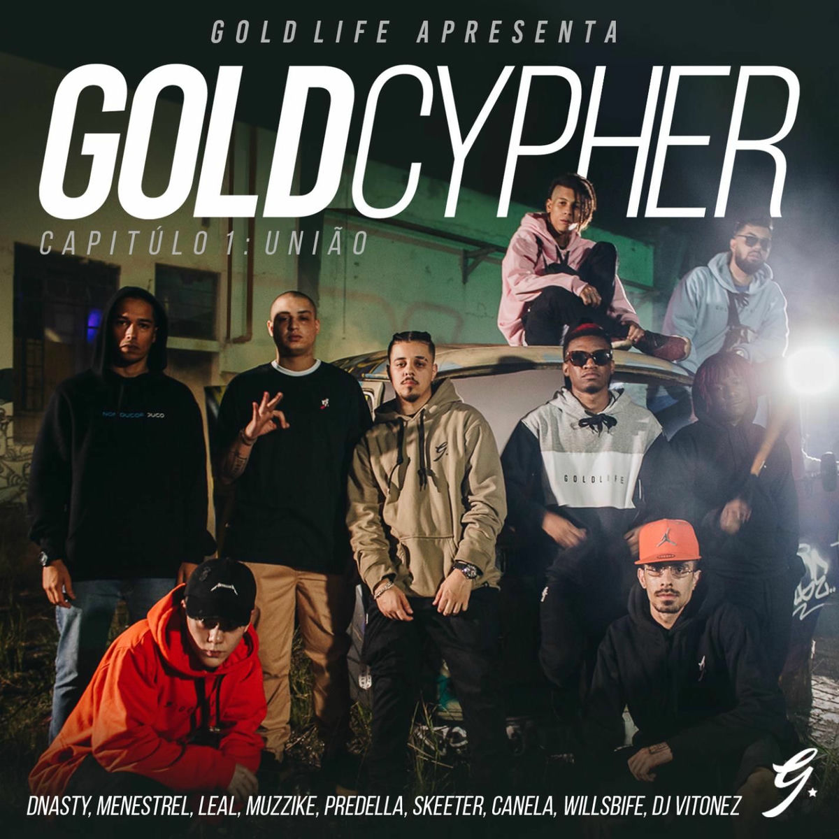 Album cover of Gold Cypher - Cap. 1 União (feat. Menestrel, Dnasty, Leal, Muzzike, Predella)