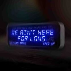 Cover of We Ain't Here For Long (Sped Up)