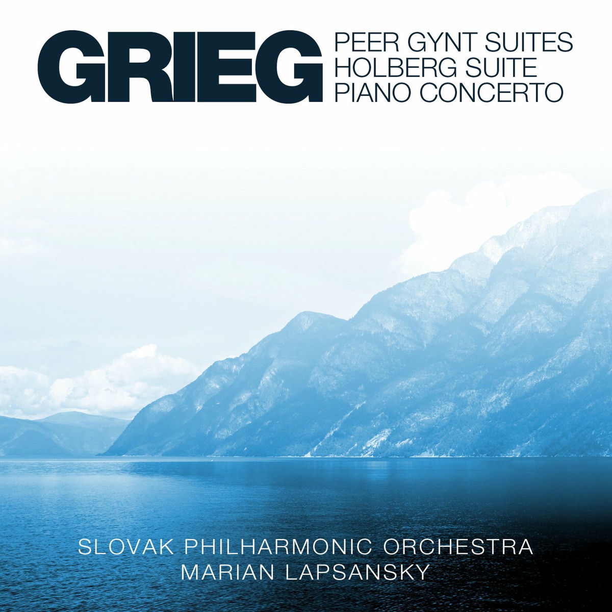 Album cover of Grieg: Peer Gynt Suites, Holberg Suite and Piano Concerto