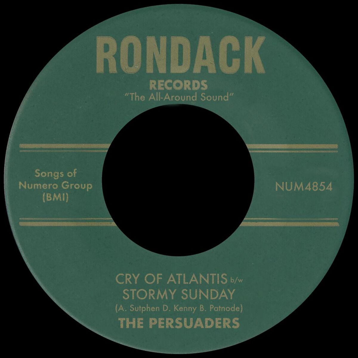 Album cover of Cry Of Atlantis b/w Stormy Sunday