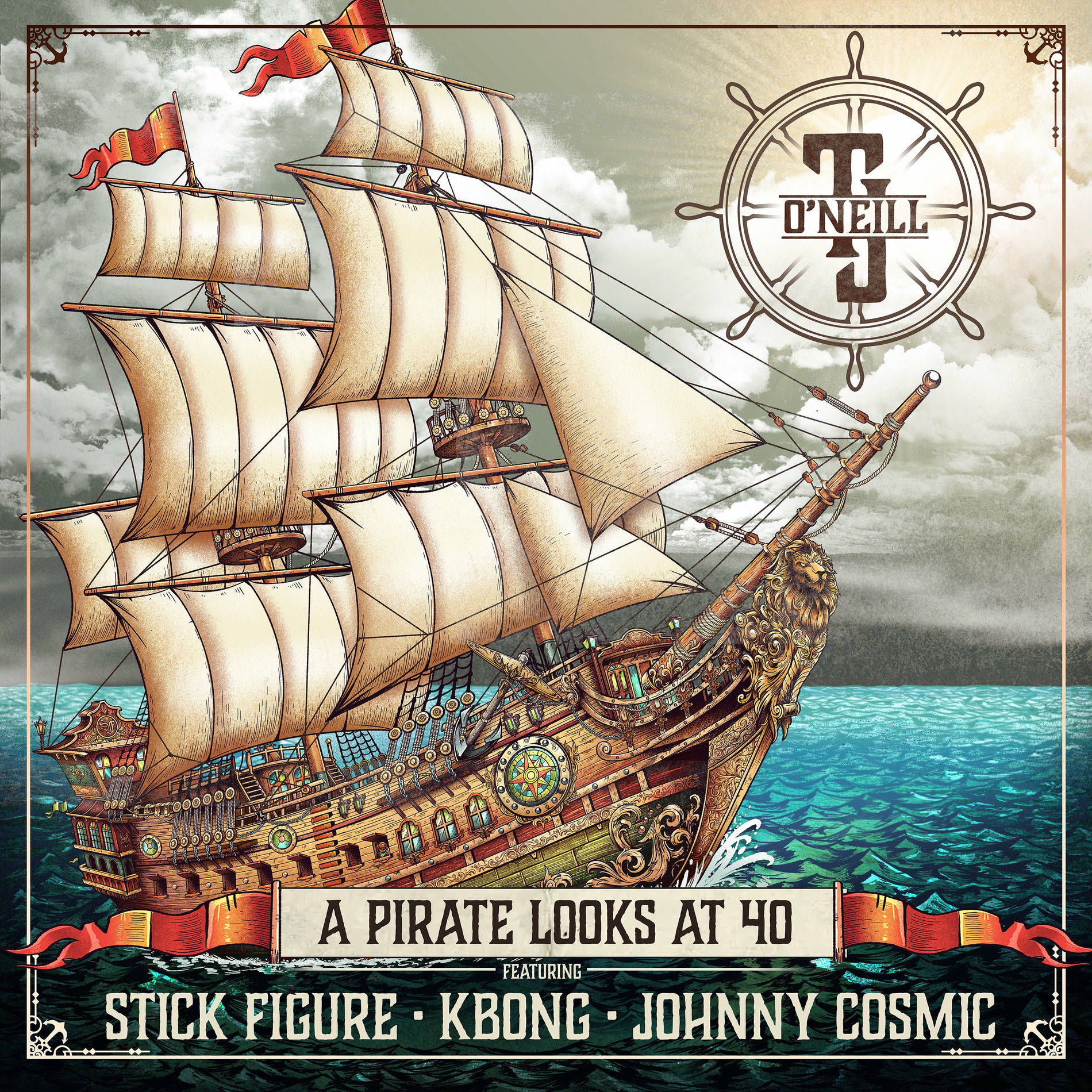 Album cover of A Pirate Looks at 40 (feat. Stick Figure, KBong & Johnny Cosmic)