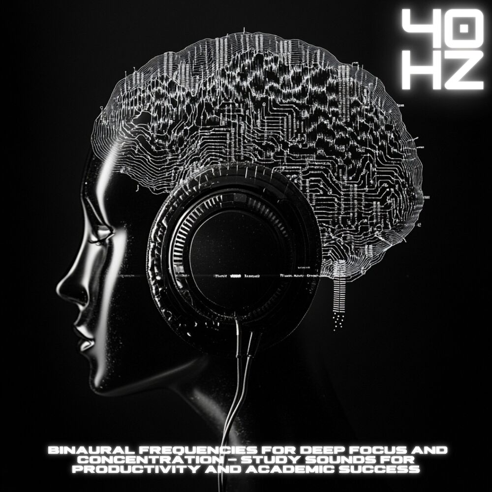 Picture of 40 Hz Binaural Frequencies for Deep Focus and Concentration - Study Sounds for Productivity and Academic Success