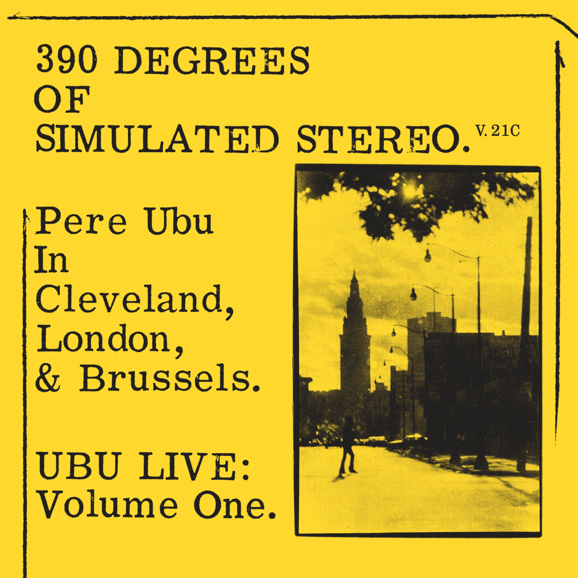 Album cover of 390 Degrees of Simulated Stereo V.21C (Live)