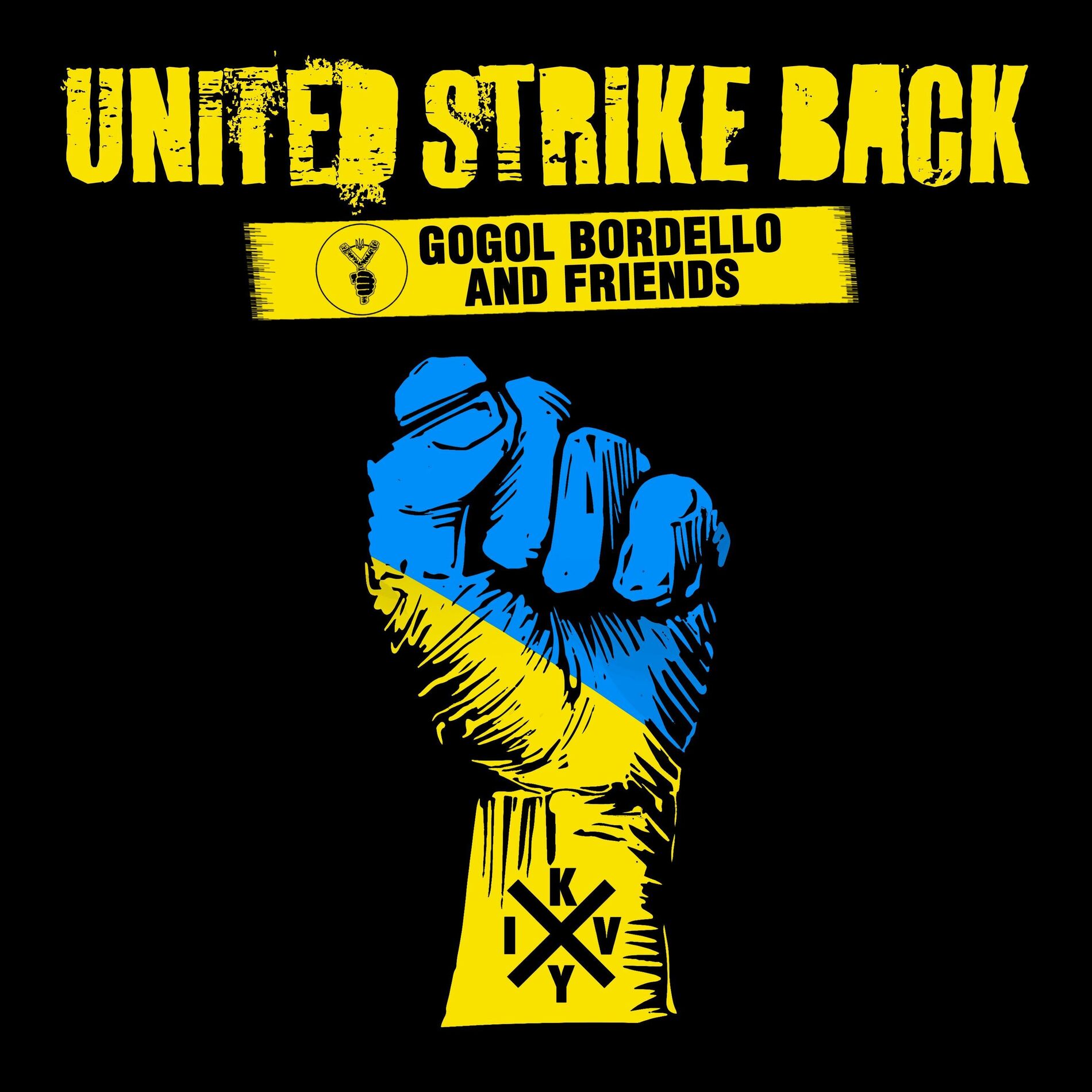 Album cover of United Strike Back (feat. Jello Biafra, Tre Cool, Joe Lally, Roger Miret, Monte Pittman, Sasha Zaritska & Puzzled Panther)