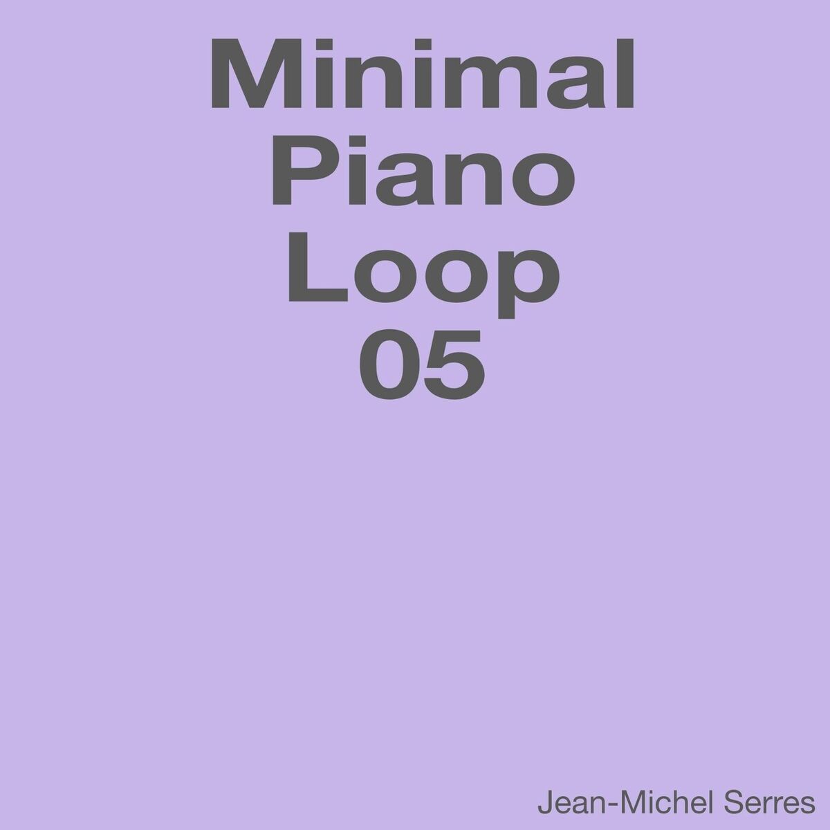 Album cover of Minimal Piano Loop 05