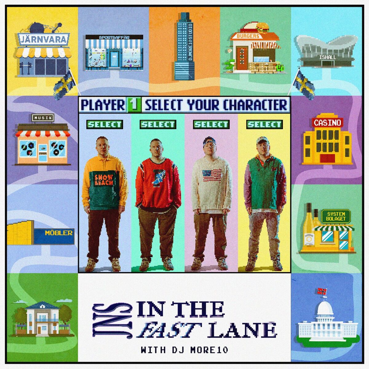 Album cover of JNS In The Fast Lane