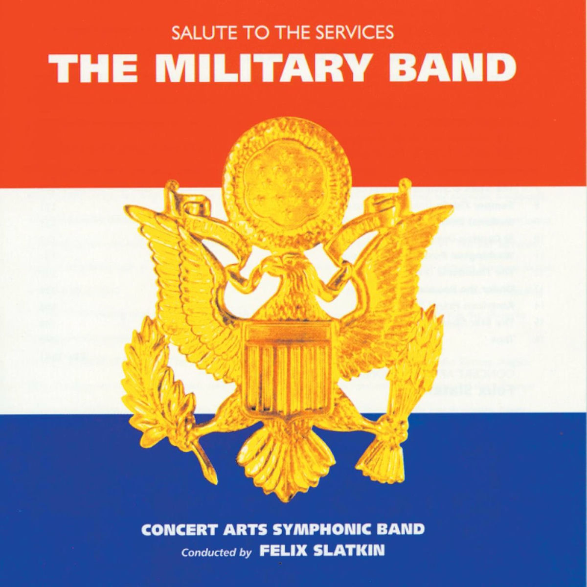 Album cover of The Military Band: Salute To The Services