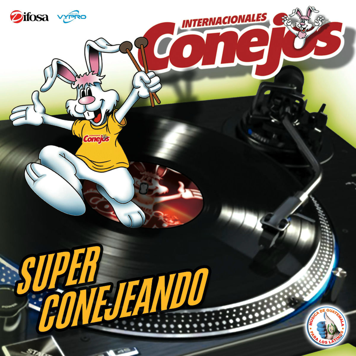 Album cover of Super Conejeando. Música de Guatemala para los Latinos