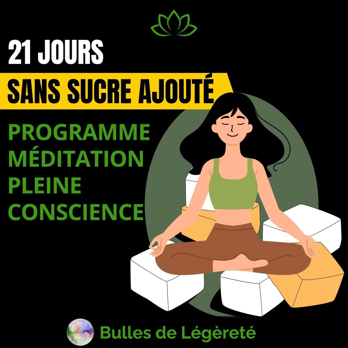 Album cover of 21 Jours Sans Sucre Ajouté | Programme Méditation Pleine Conscience
