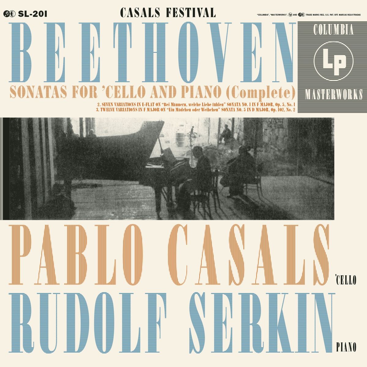 Album cover of Pablo Casals Plays Beethoven Cello Sonatas (Remastered)