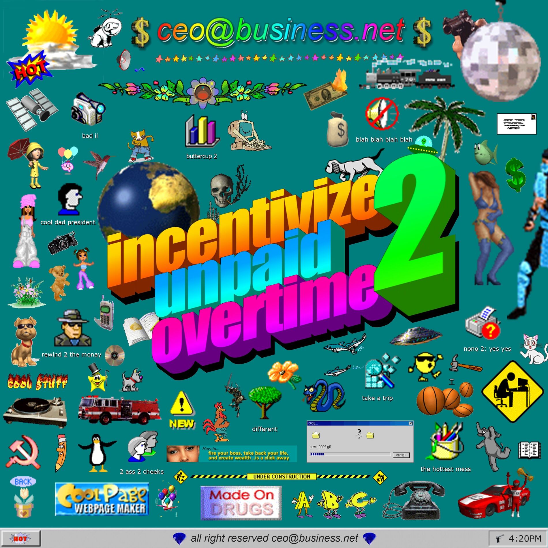 Album cover of incentivize unpaid overtime 2