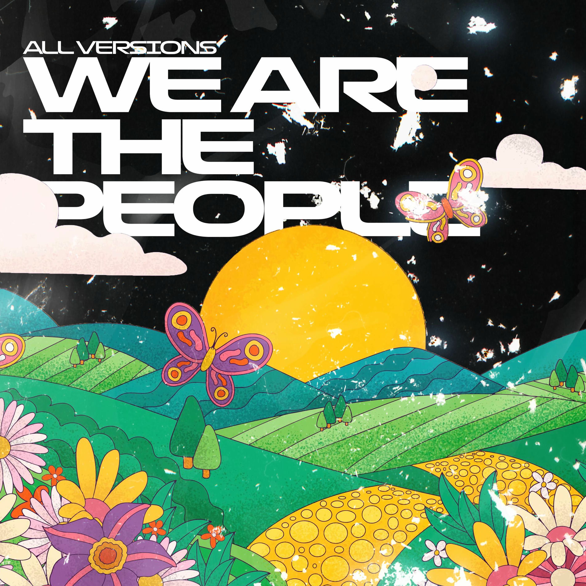 Album cover of we are the people - sped up + reverb