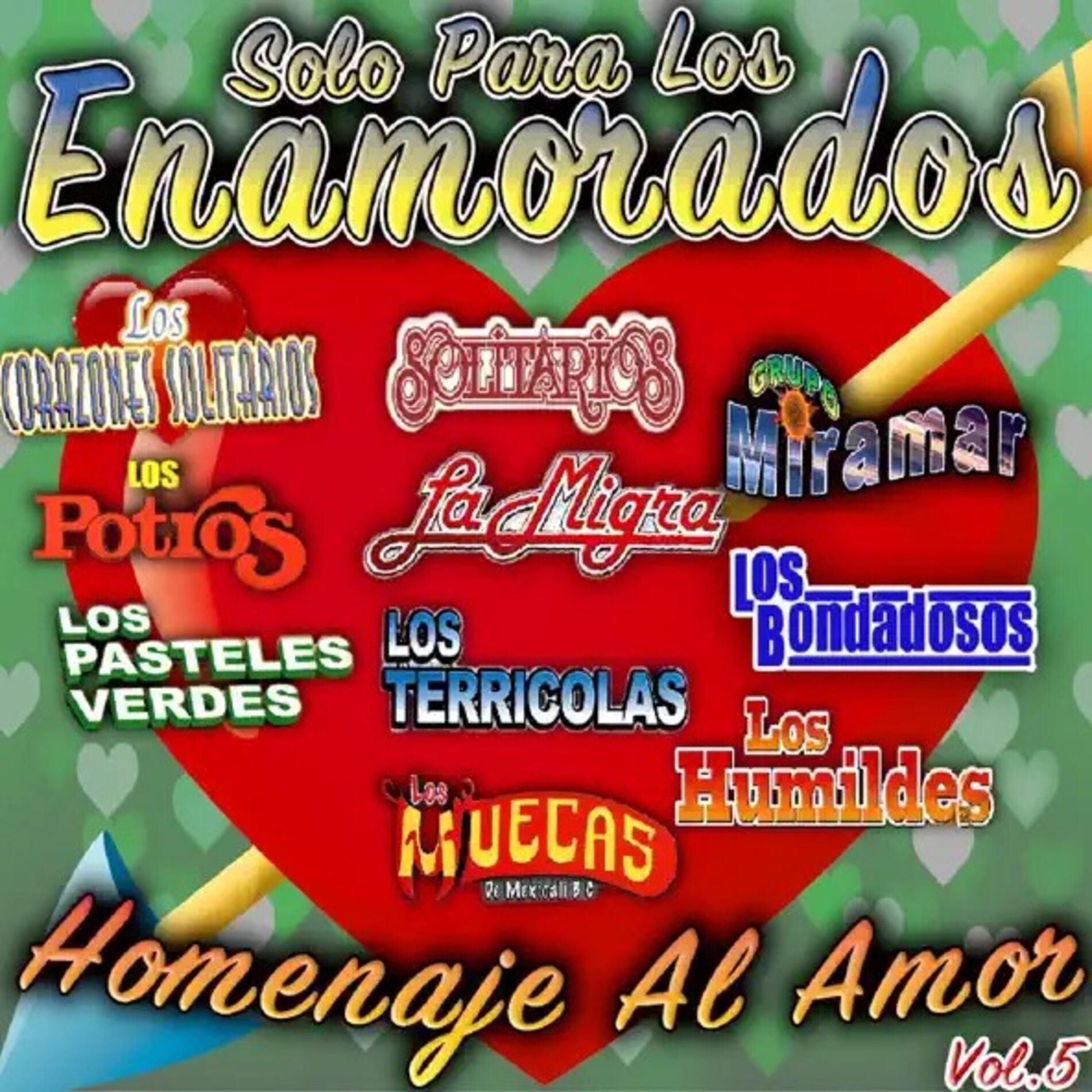 Album cover of Solo para los Enamorados Homenaje al Amor, Vol.5