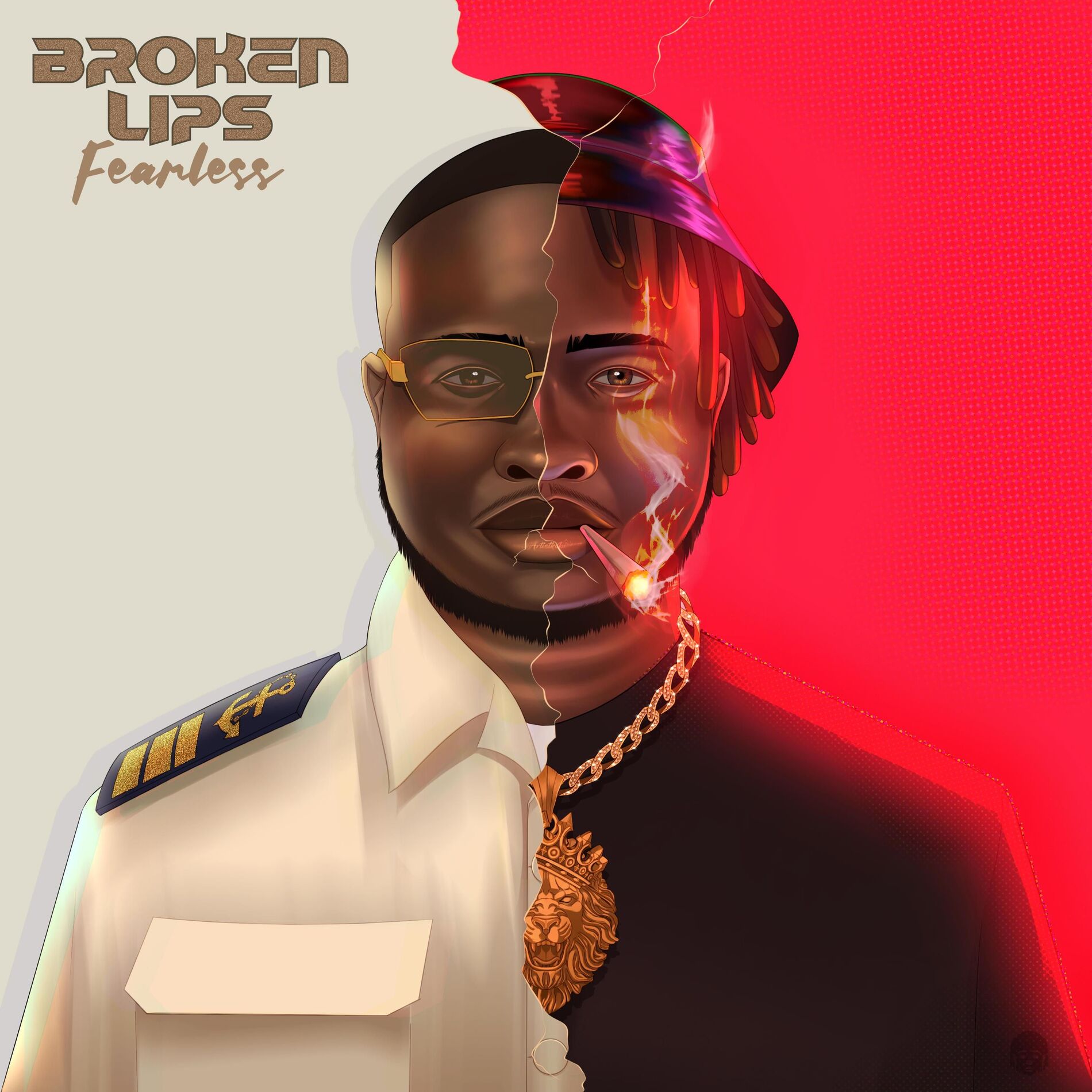 Album cover of Broken lips