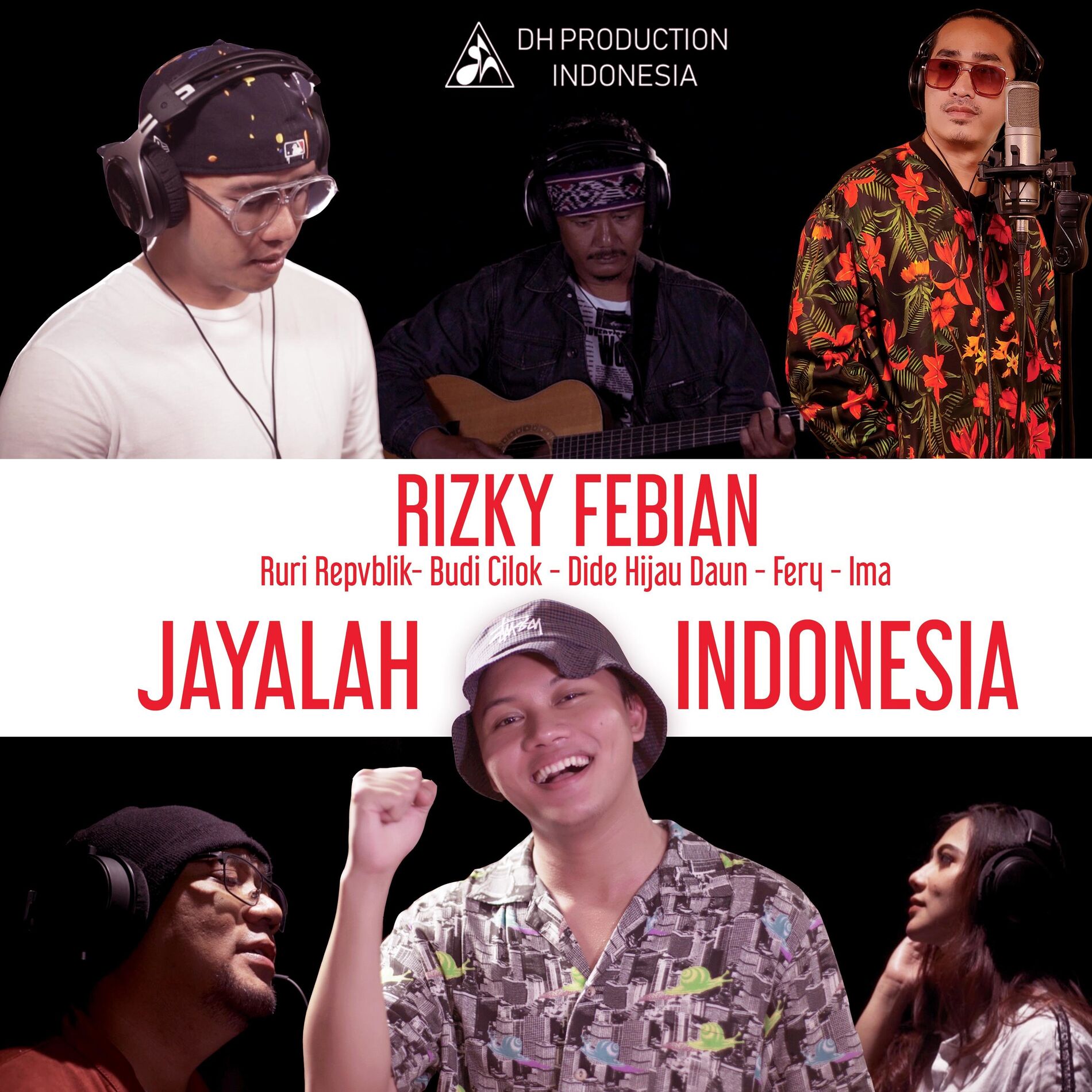 Album cover of Jayalah Indonesia (feat. Ruri Repvblik, Dide Hijau Daun, Budi Cilok, Fery, & Ima)