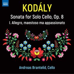 Cover of Sonata for Solo Cello, Op. 8: I. Allegro maestoso ma appassionato