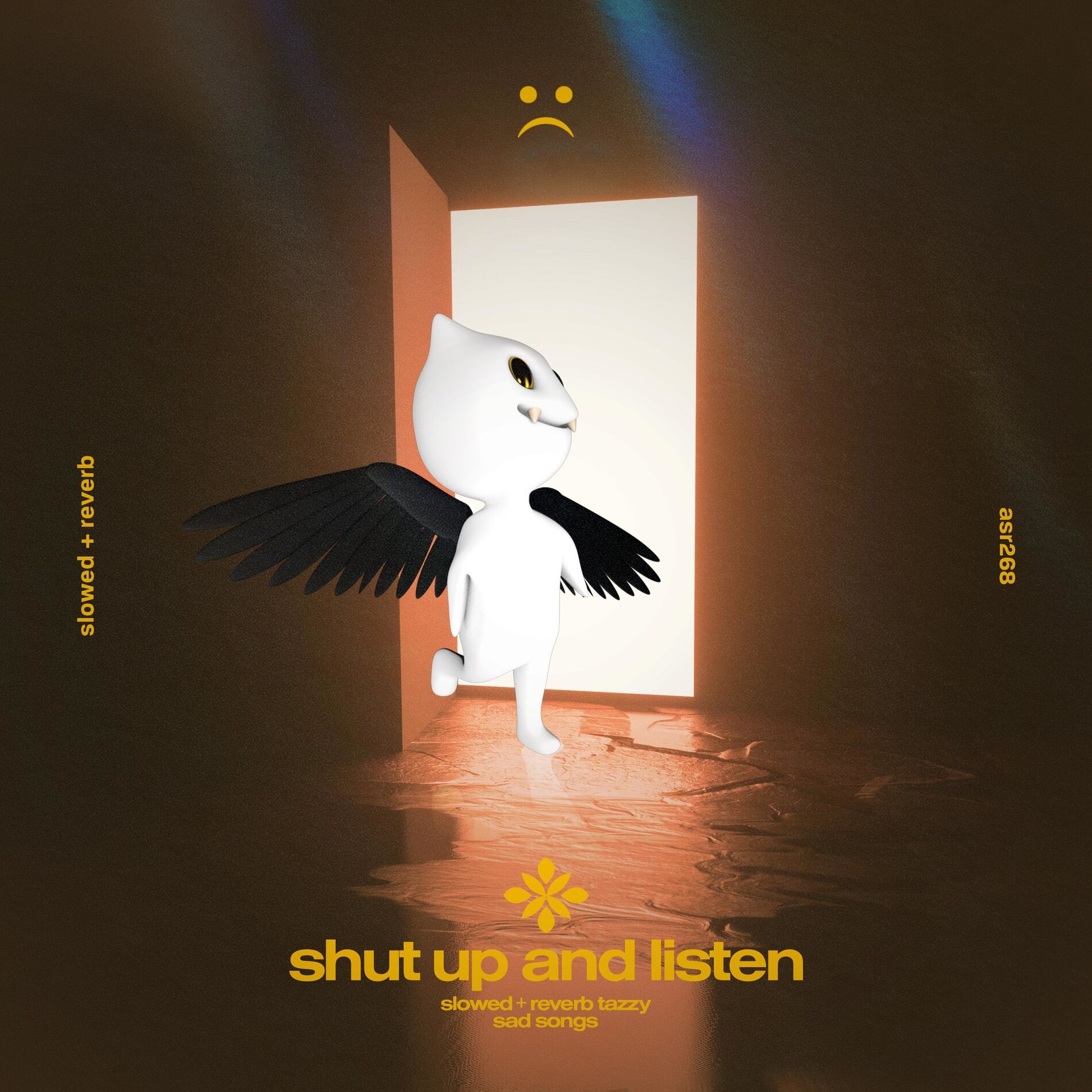 Album cover of shut up and listen - slowed + reverb