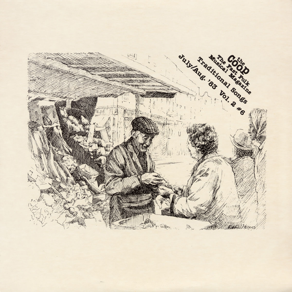 Album cover of The CooP: Fast Folk Musical Magazine (July-August 1983, Vol. 2, No. 6): Traditional Songs