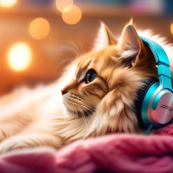 Cover of Suoni Rilassanti per Gatti Energici: Musicoterapia e Tecniche Comportamentali by undefined