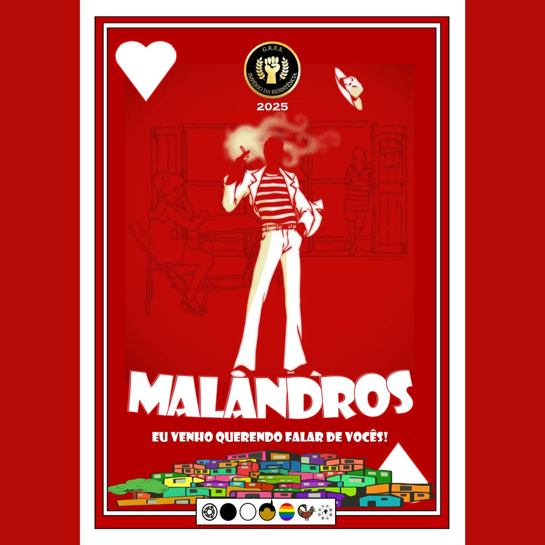 Album cover of Malandros, Eu Venho Querendo Falar de Vocês (Carnaval 2025)