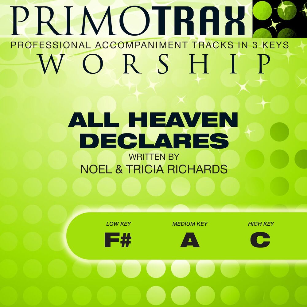 Picture of All Heaven Declares (Worship Primotrax) [Performance Tracks] - EP