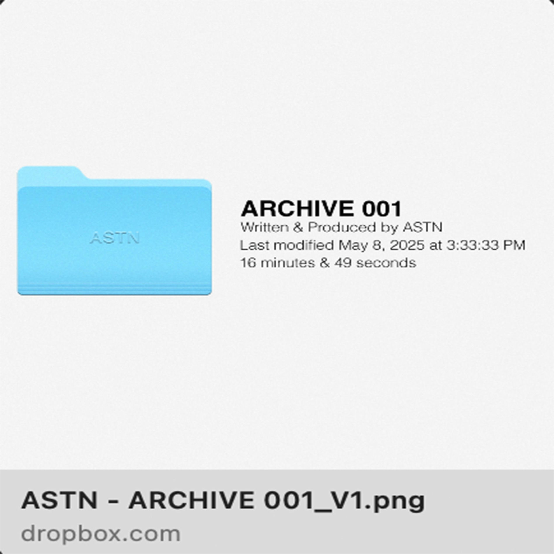 Album cover of Archive 001