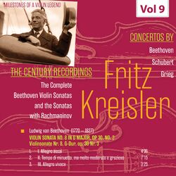 Cover of Milestones of a Violin Legend: Fritz Kreisler, Vol. 9