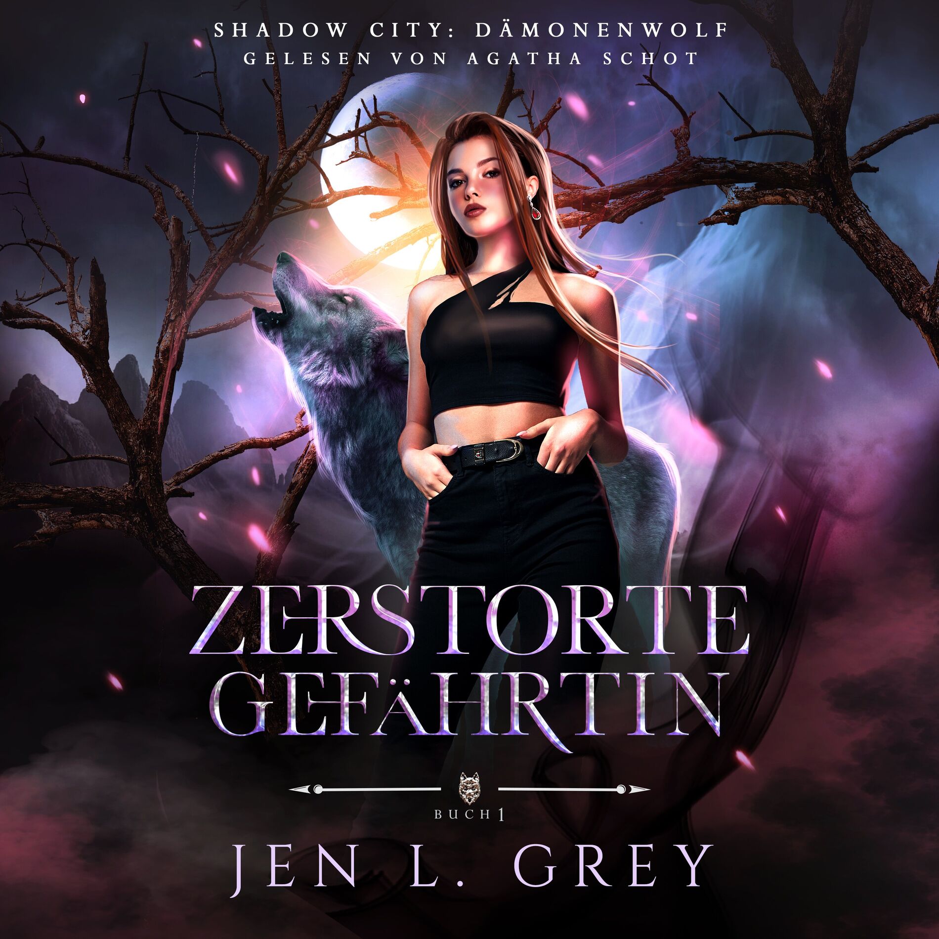 Album cover of Kapitel 01 - Dämonenwolf - Zerstörte Gefährtin - Fantasy Hörbuch