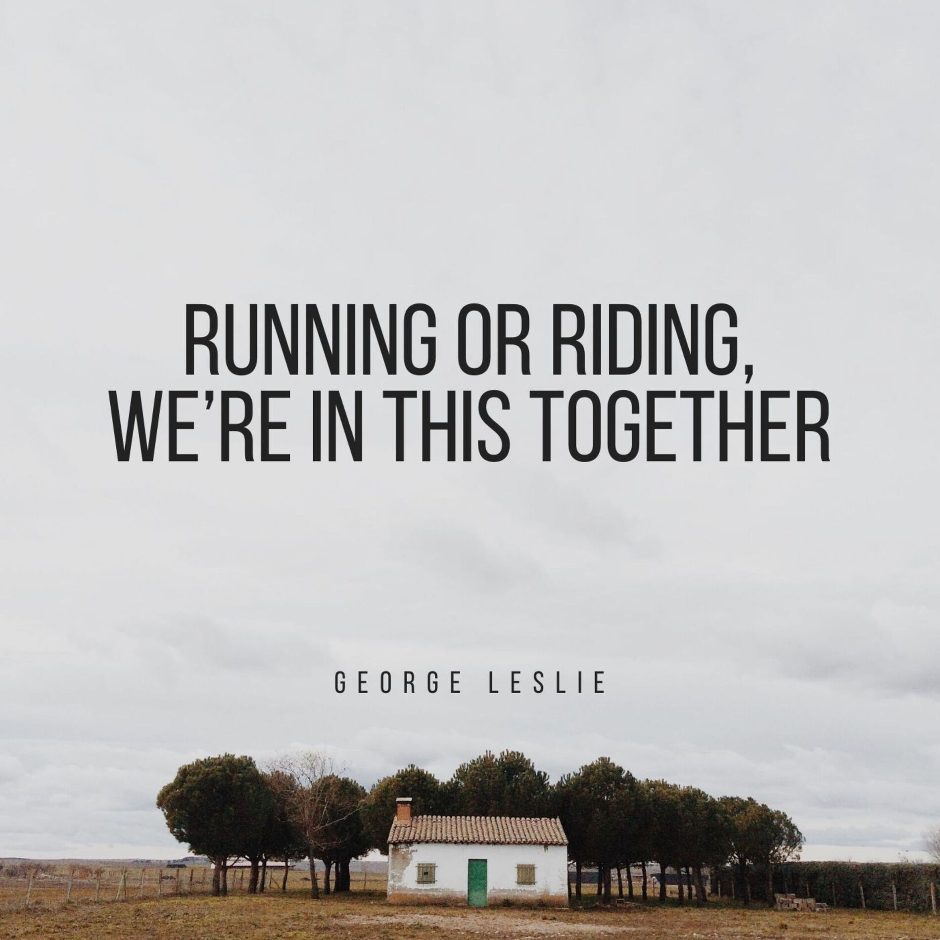 Album cover of Running or Riding, We're in This Together