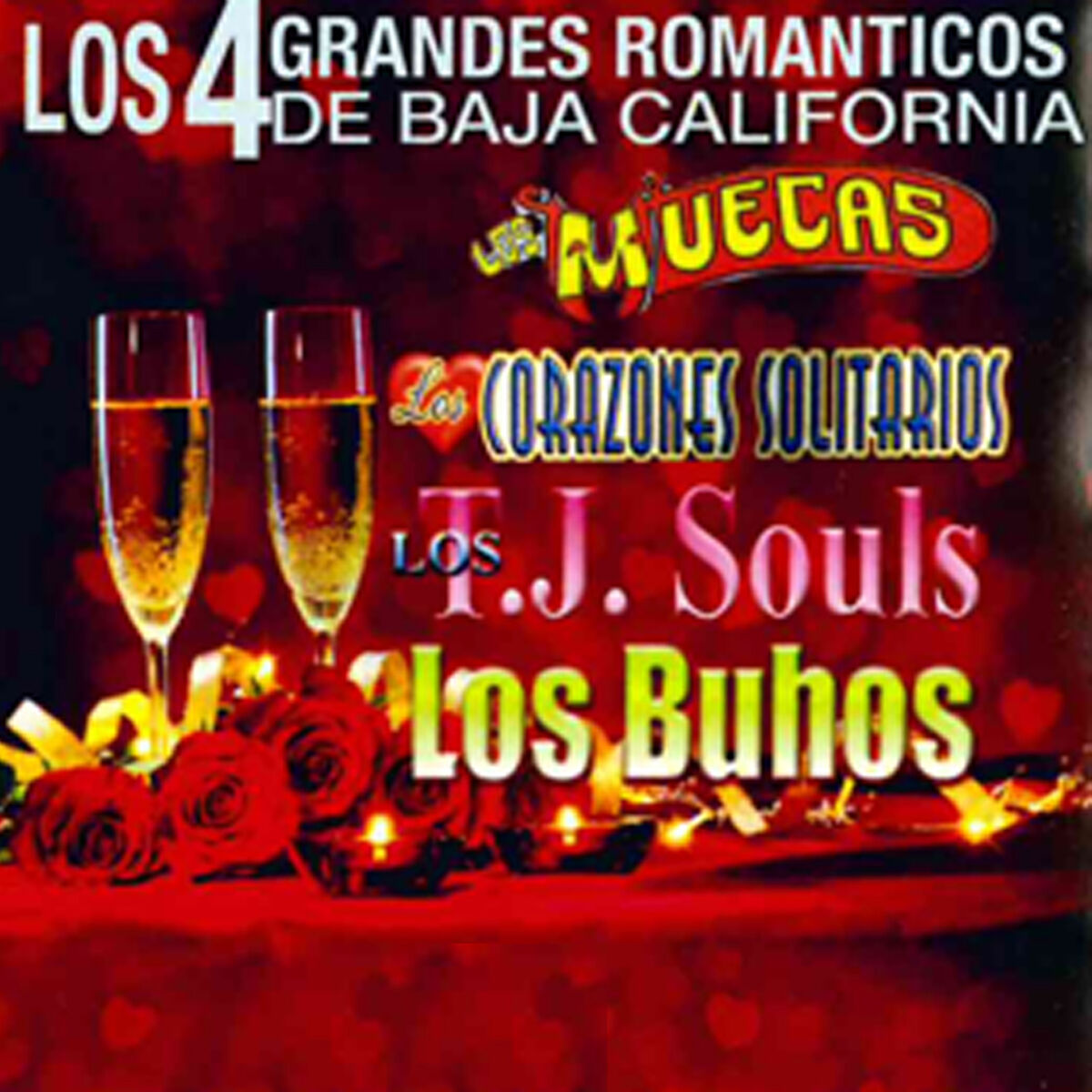 Album cover of Los 4 Grandes Romanticos de Baja California