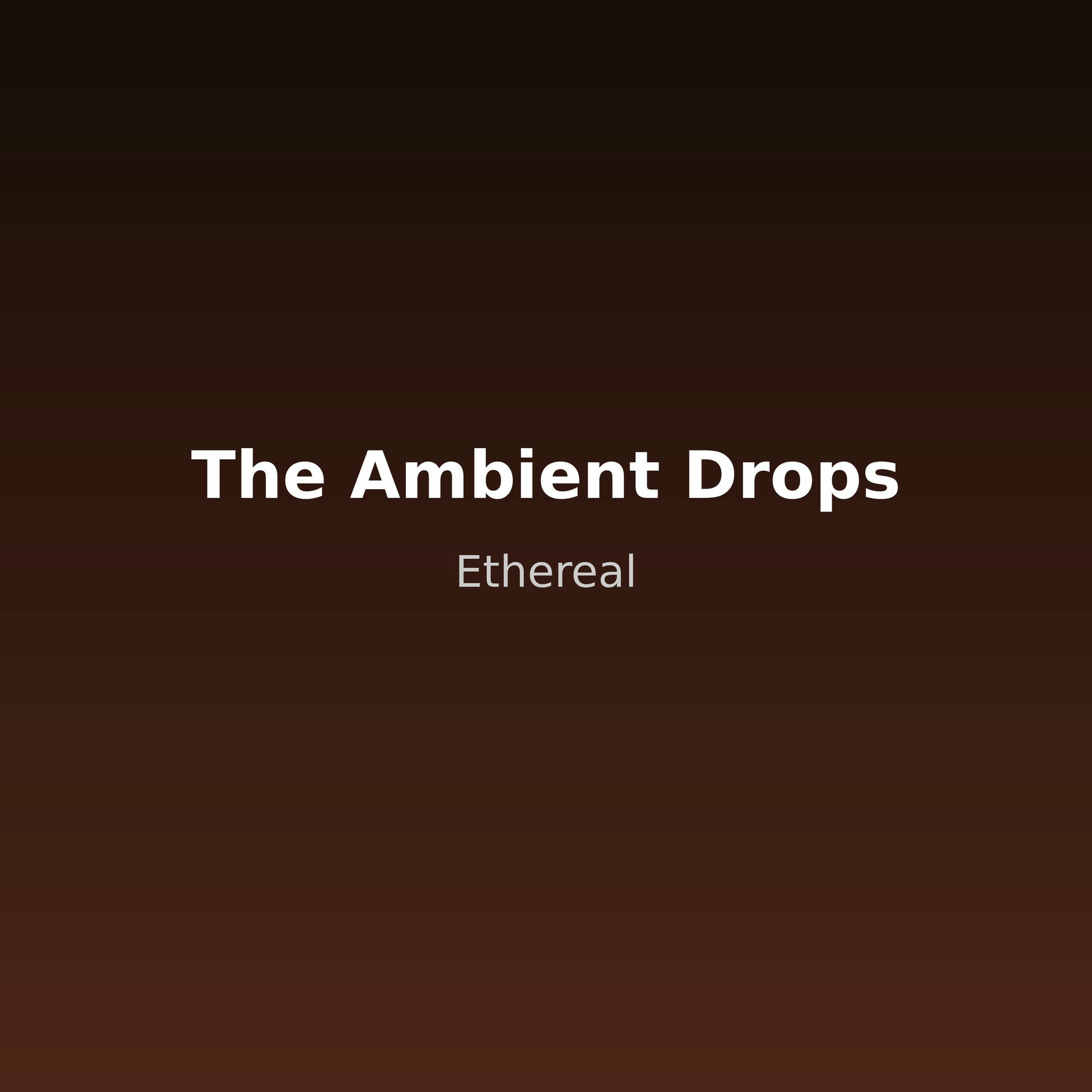 Album cover of The Ambient Drops