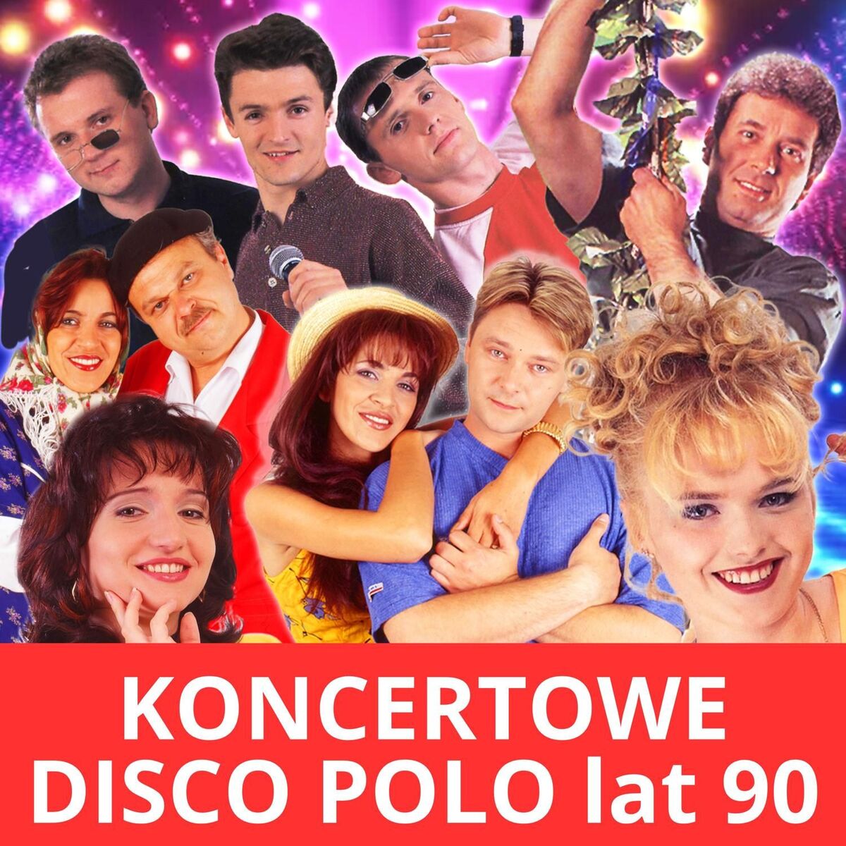 Album cover of Koncertowe Disco Polo lat 90 - największe przeboje na żywo (Live)