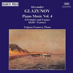 Cover of Glazunov: Piano Music, Vol. 4