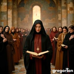 Cover of Gregorian Chant 432Hz The Healing Prayer and Meditation Of Notre Dame