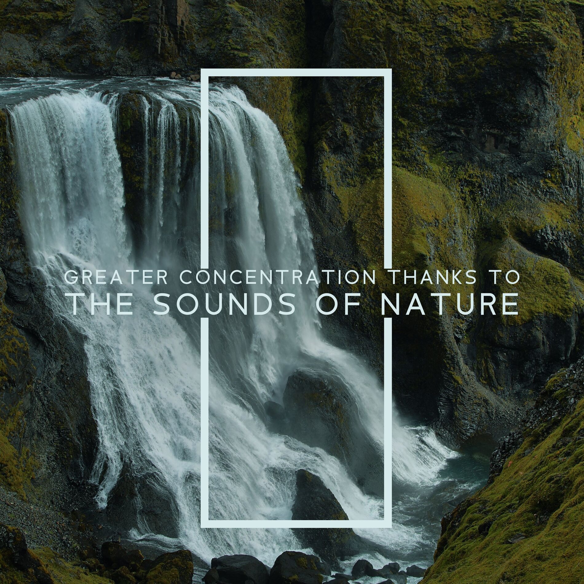 Album cover of Greater Concentration Thanks to the Sounds of Nature. Listen to New Age Music and Exercise with Focusing