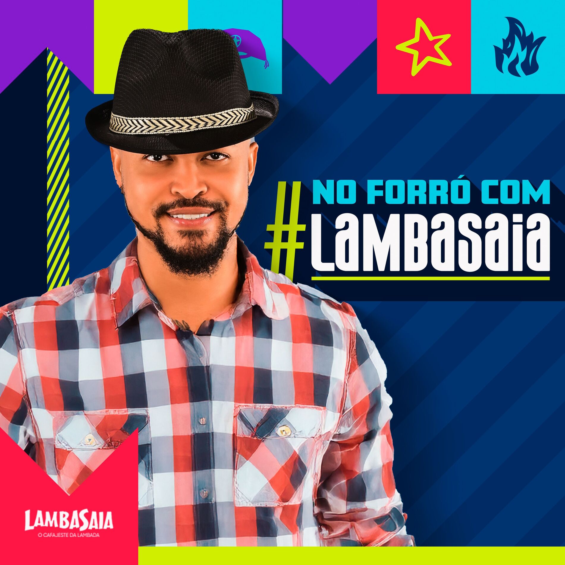Album cover of No Forró com Lambasaia