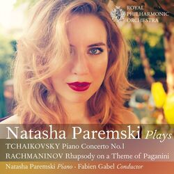 Cover of Tchaikovsky: Piano Concerto No. 1 - Rachmaninov: Rhapsody on a Theme of Paganini