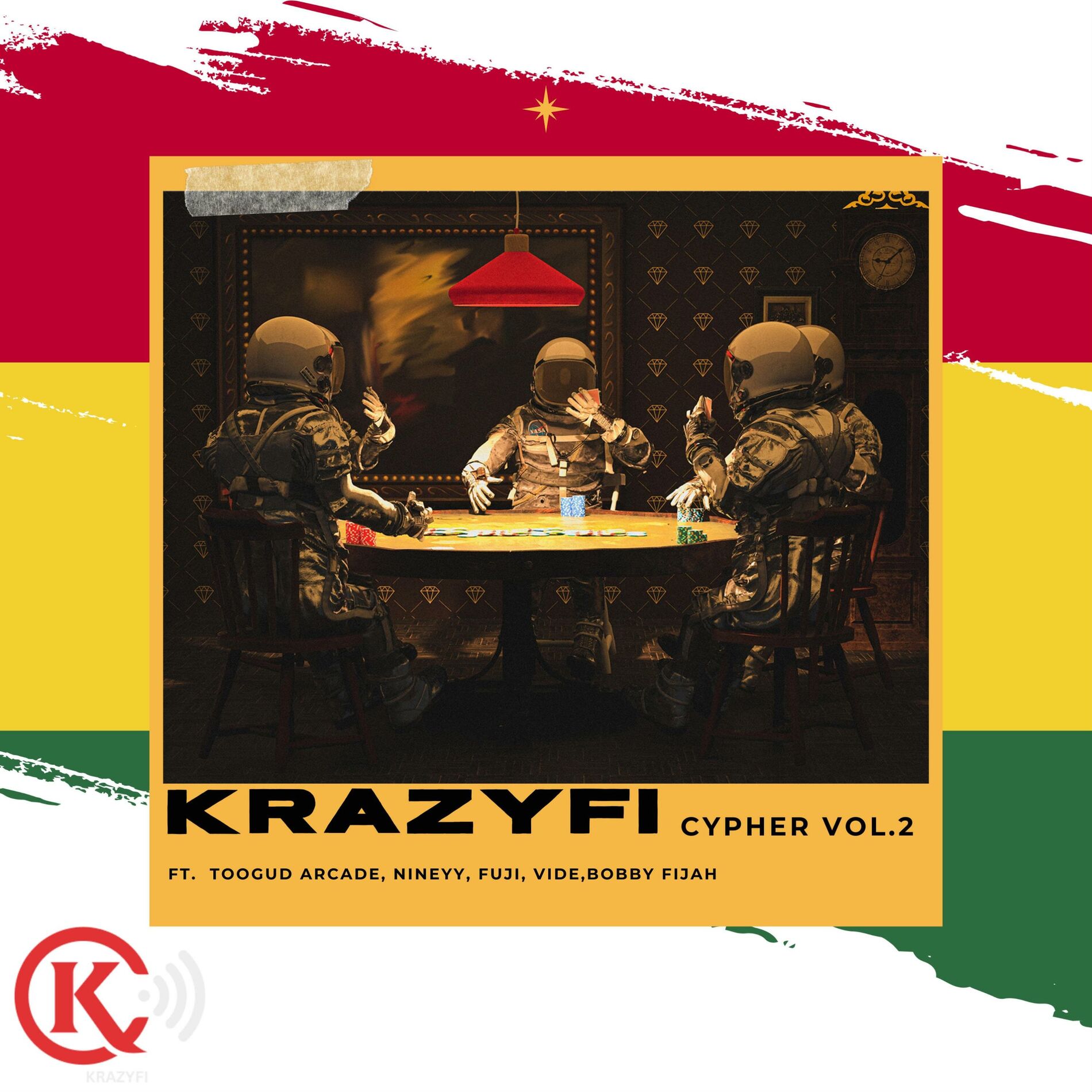 Album cover of Krazyfi Cypher GH, Vol. 2 (feat. Toogud Arcade, NINE99, FUJI, BOBBY FIJAH & Vide)