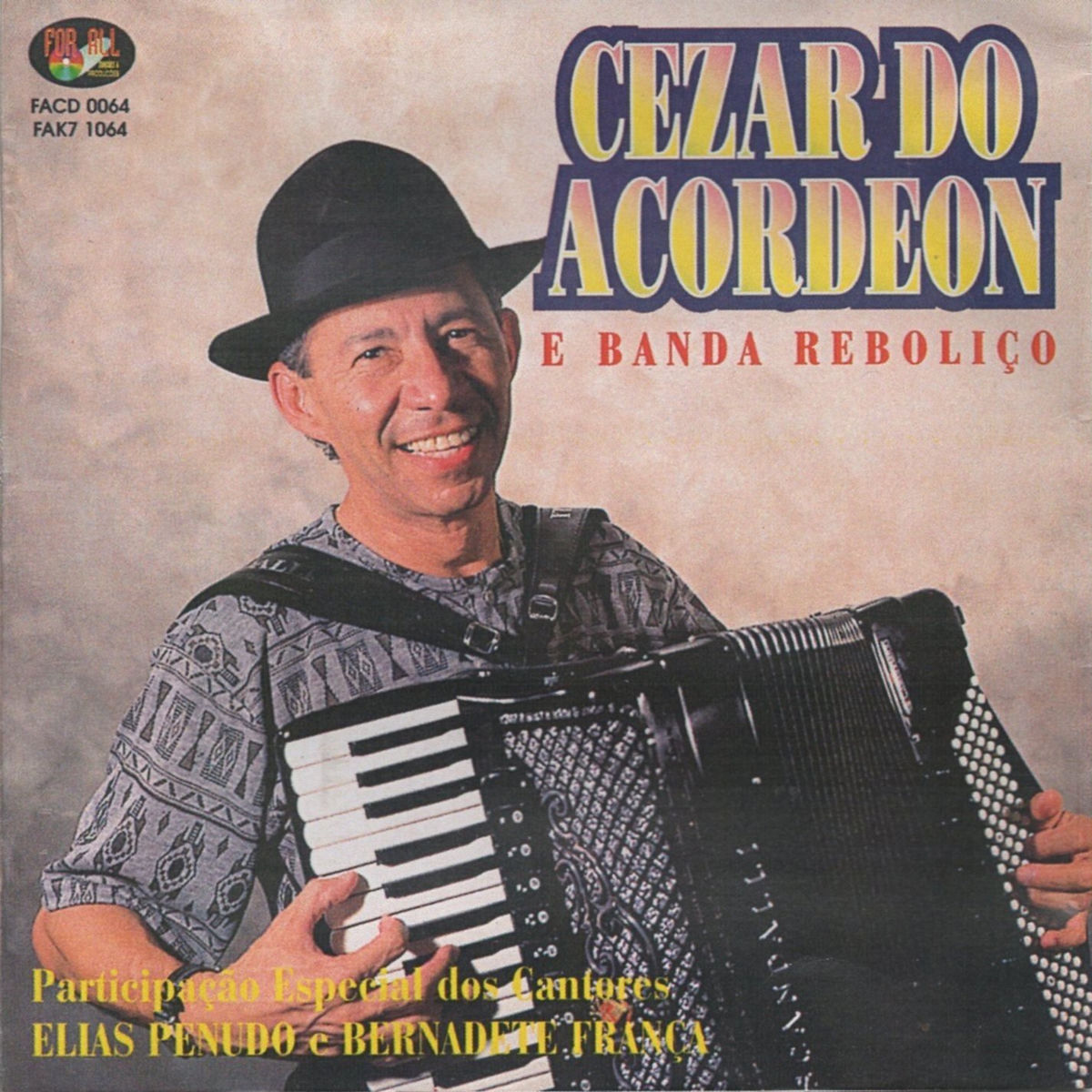 Album cover of Cezar do Acordeon e Banda Rebuliço