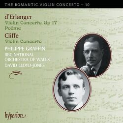 Cover of Cliffe & Erlanger: Violin Concertos (Hyperion Romantic Violin Concerto 10)