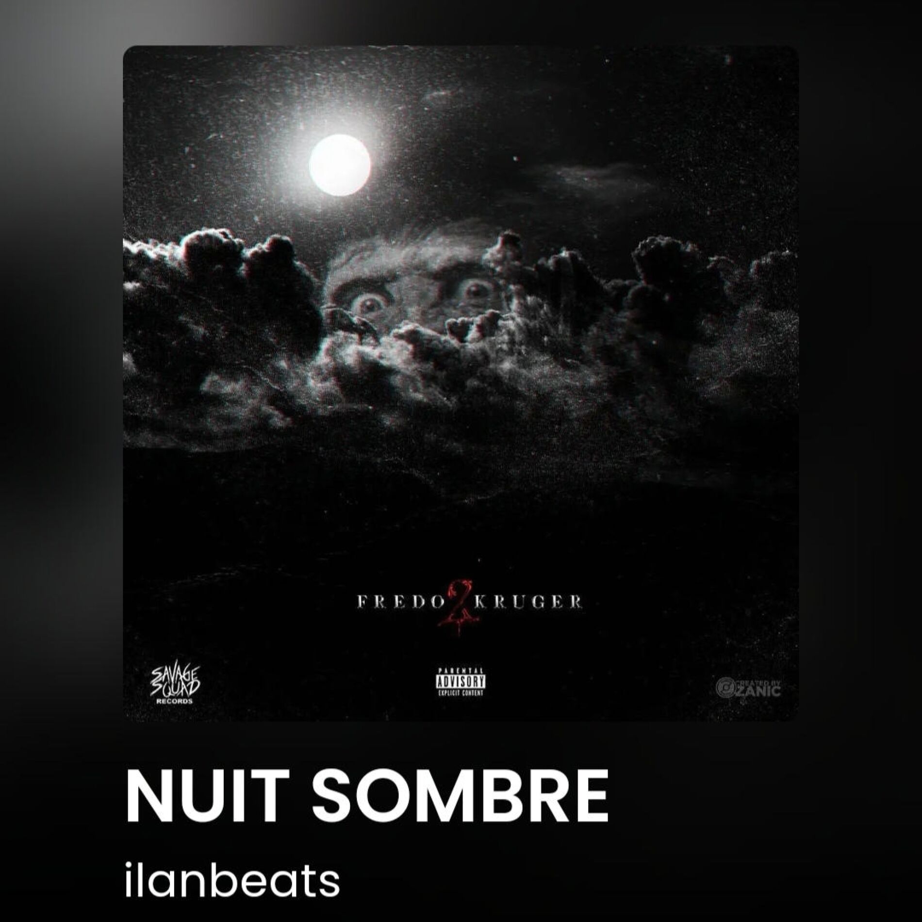 Album cover of Instru rap Nuit sombre