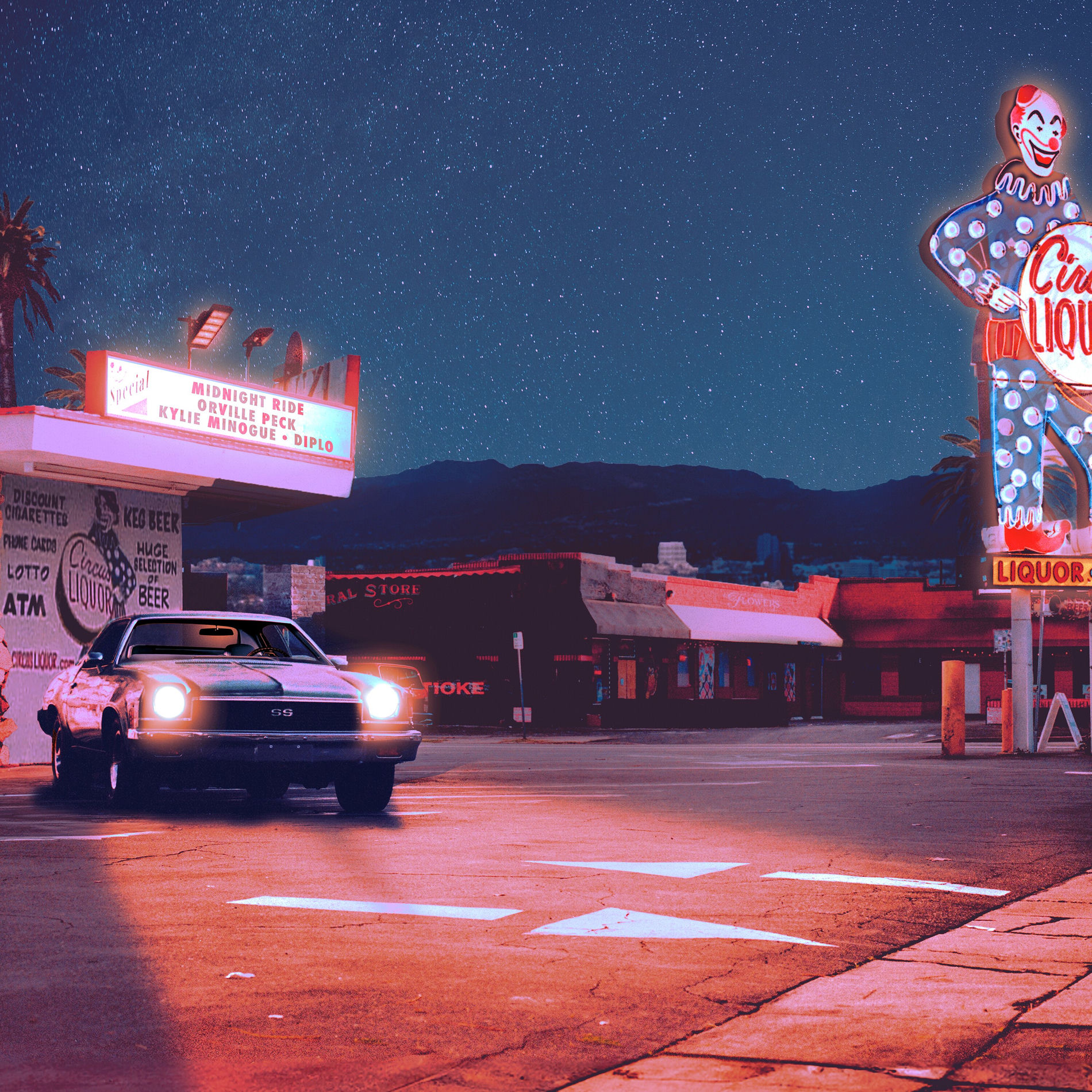 Album cover of Midnight Ride (feat. Kylie Minogue & Diplo)