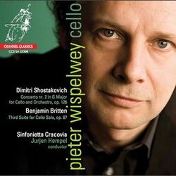 Cover of Shostakovich: Cello Concerto No. 2 in G Major, Op. 126 - Britten: Cello Suite No. 3, Op. 87