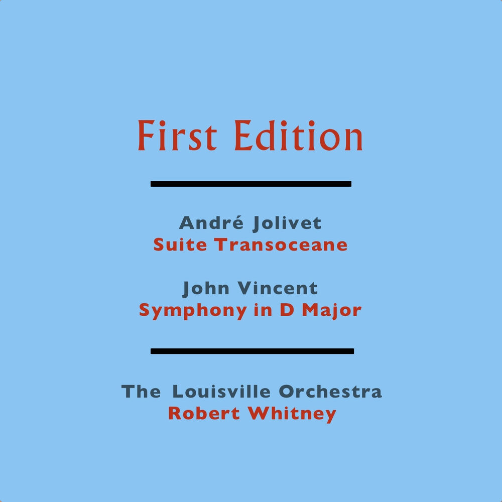 Picture of André Jolivet: Suite Transoceane - John Vincent: Symphony in D Major