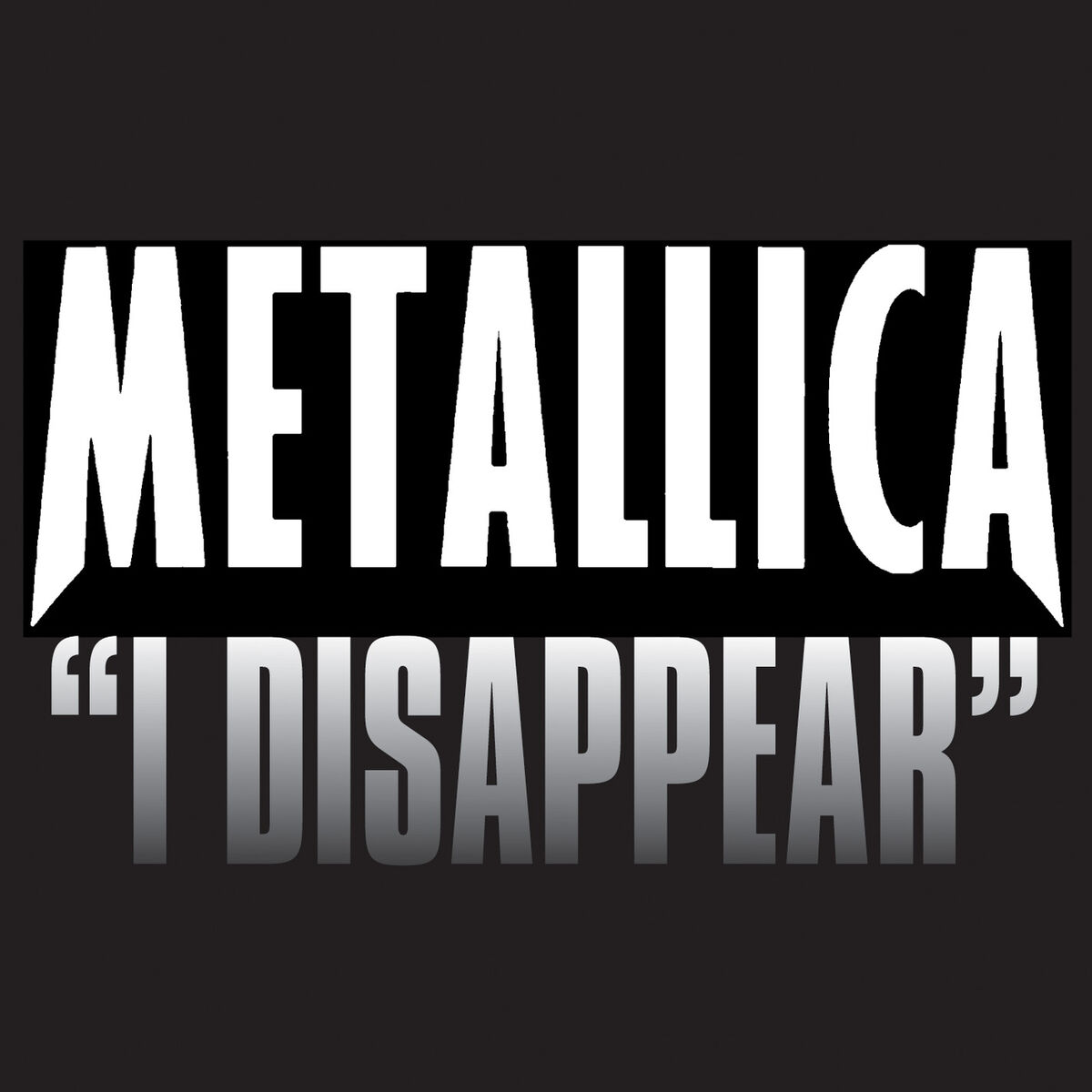 Album cover of I Disappear