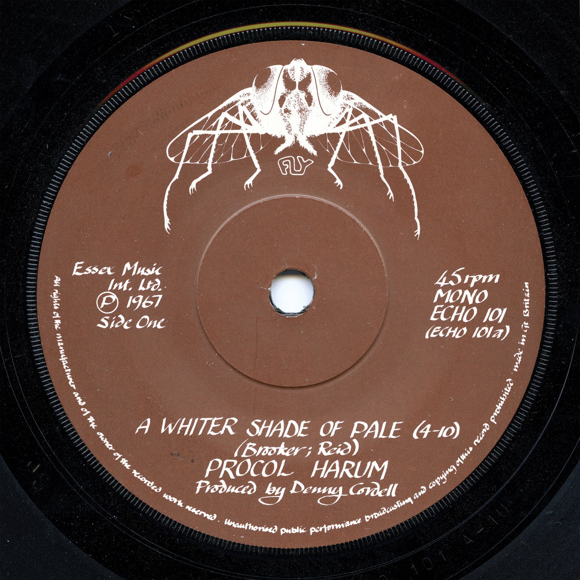 Album picture of A Whiter Shade of Pale (Original Single Version)